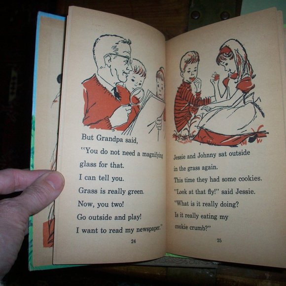 4pc Vintage Kids Books Easy Readers I Wish I had a Pony Grampa's Wonderful Glass - Picture 5 of 12